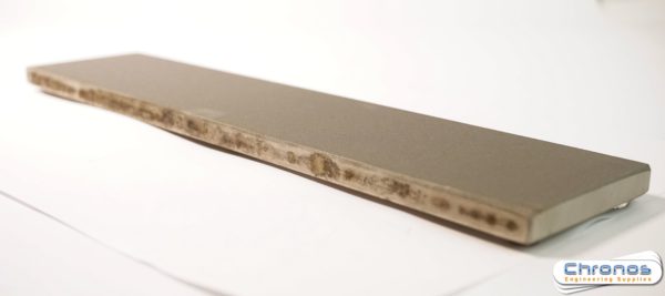 Eze-Lap 2-1/2" x 11-3/8" x 3/8" Fine Grit Diamond Bench Stone (600) - Image 2