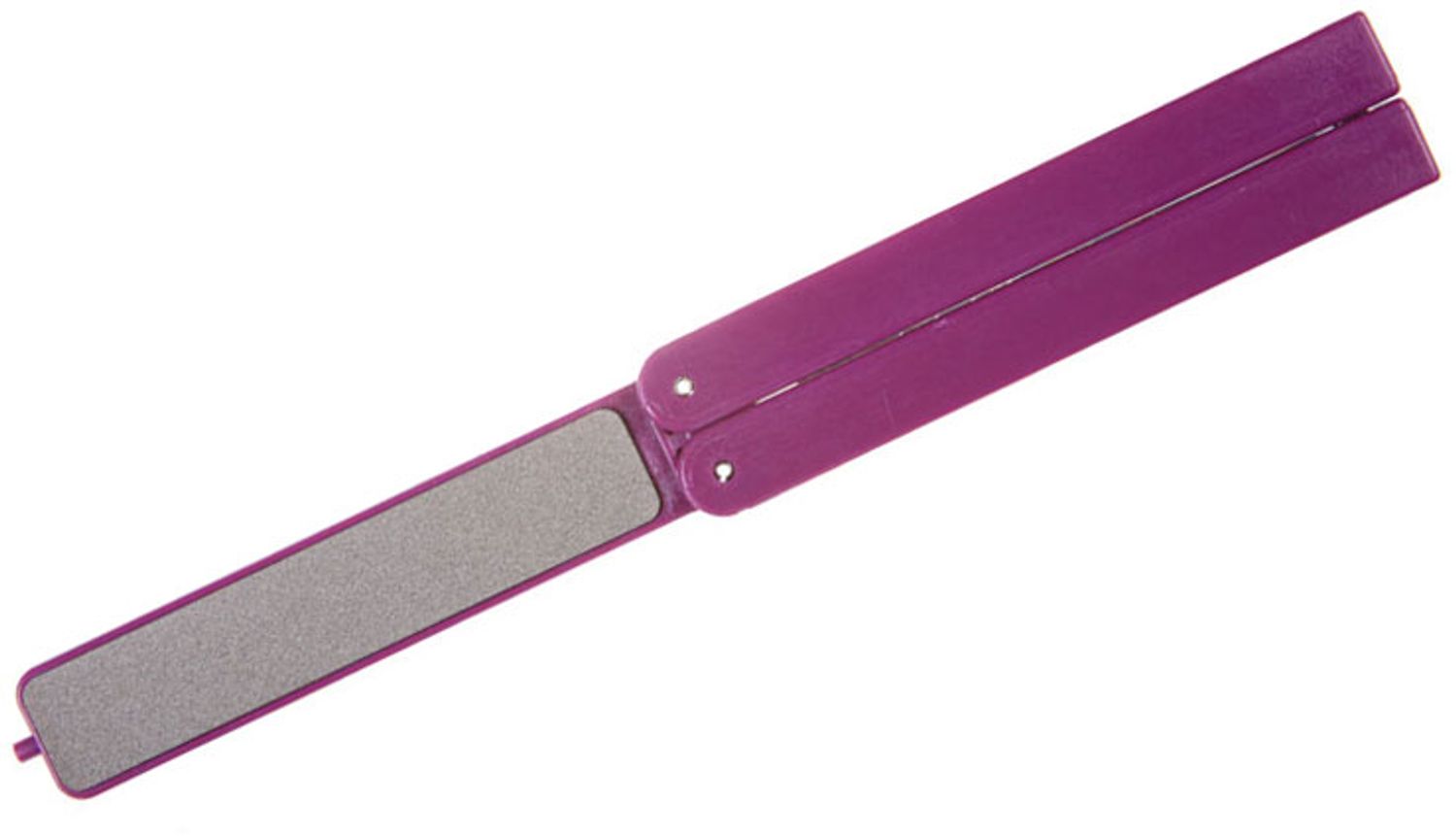 Eze-lap Medium Grit (400) - Purple Handle Folding Eze-Fold Sharpener - Image 3