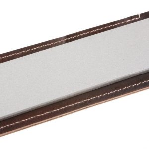 Eze-Lap 2" x 8" Medium Grit Diamond Bench Stone (400)) In a Pouch