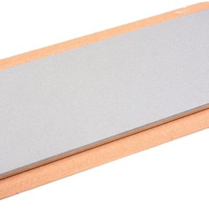 Eze-Lap 3" x 8" x 1/4" Fine Grit Diamond Bench Stone (600) With Wallet