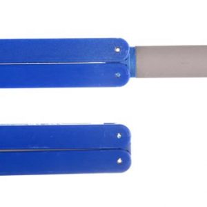 Eze-lap Super Fine Grit (1200) - Blue Handle Oval Shaft Folding Diamond Sharpener